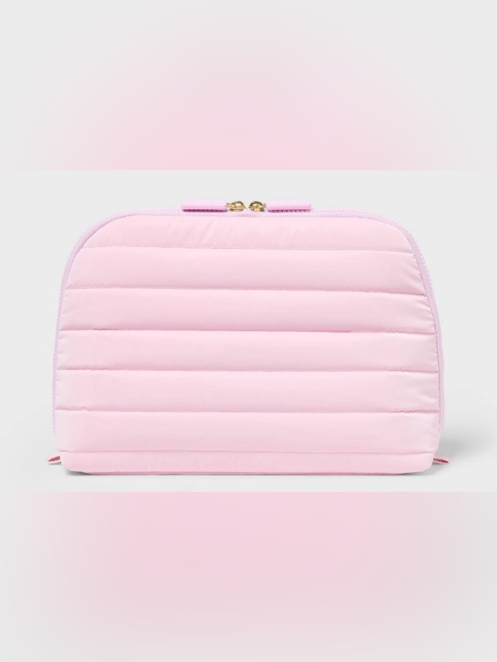 Sonia Kashuk Light Pink Quilted Cosmetic Pouch